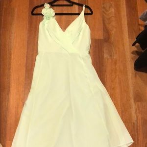 Beautiful mint over knee cocktail dress